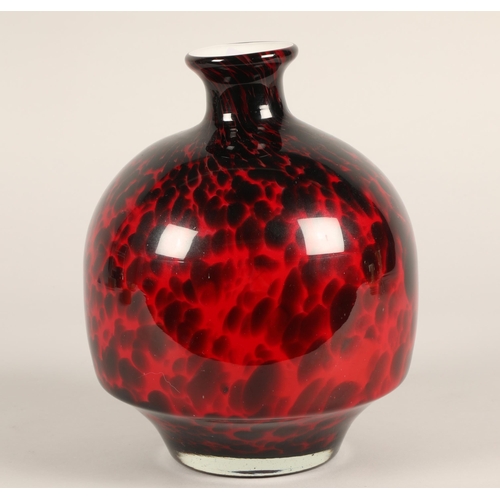 219 - Art glass vase, 25cm h