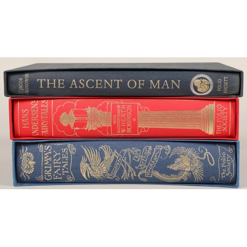 235 - Three Folio Society books to include Grimm's Fairy Tales, Hans Andersen's Fairy Tales &... 