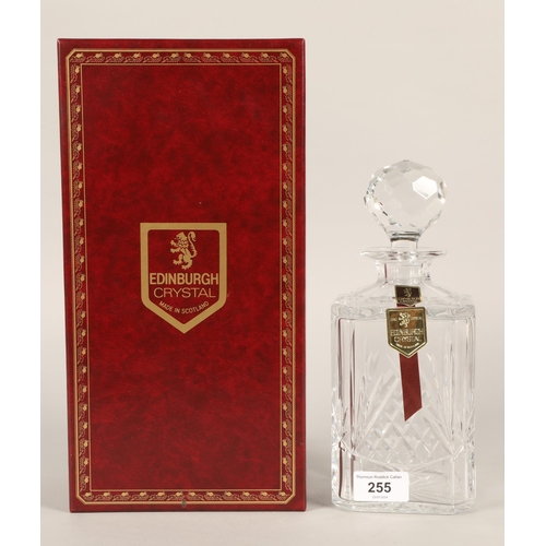 255 - Edinburgh Crystal boxed decanter