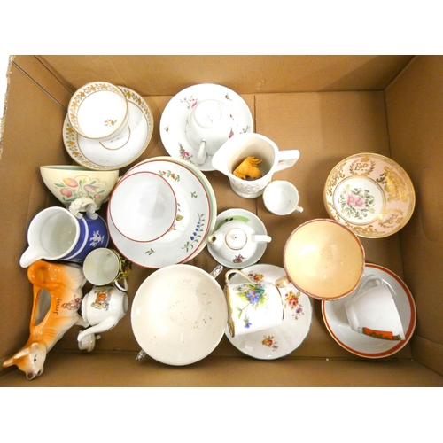 276 - Box of vintage teaware.