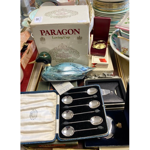 282 - Paragon Loving Cup commemorating 25th Anniversary of Queen Elizabeth's Coronation, Dalvey Voyager Cl... 