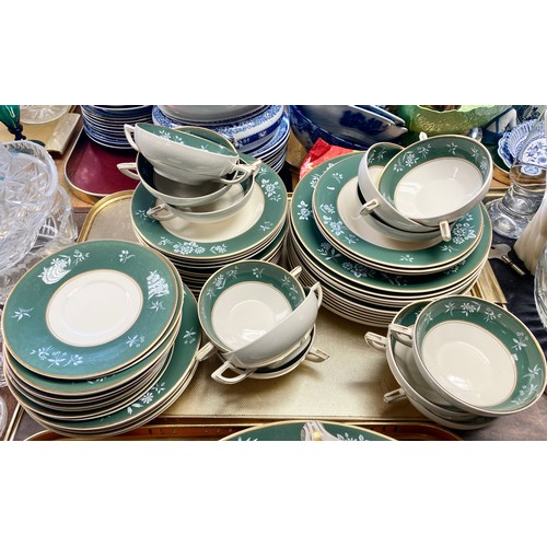 268 - Large quantity of Crown Ducal dinnerware 