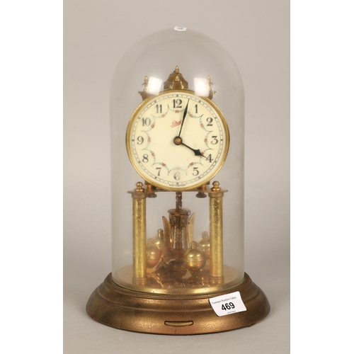 469 - Schatz brass dome clock