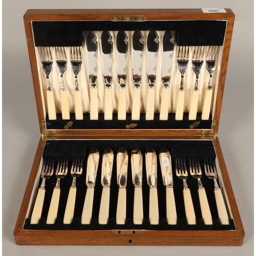 500 - Canteen of fish cutlery 