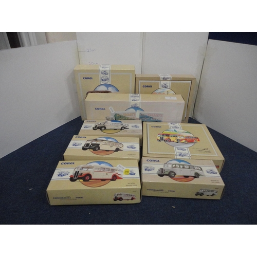 1 - Group of eight boxed Corgi Classic and Corgi Limited Edition diecast models to include South Wales B... 