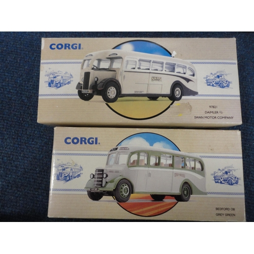 1 - Group of eight boxed Corgi Classic and Corgi Limited Edition diecast models to include South Wales B... 