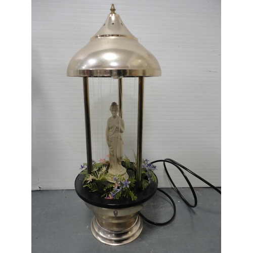 108 - Group of contemporary lamps and a twin-handled ceramic vase.  (4)