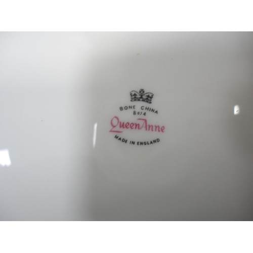 118 - Queen Anne part tea set.