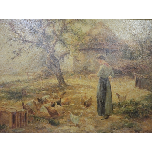 119 - After BlacklockThe Shepherd's DaughterPrint, and another print, both in gilt frames.  (2)... 