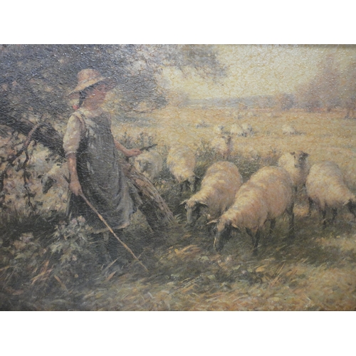 119 - After BlacklockThe Shepherd's DaughterPrint, and another print, both in gilt frames.  (2)... 