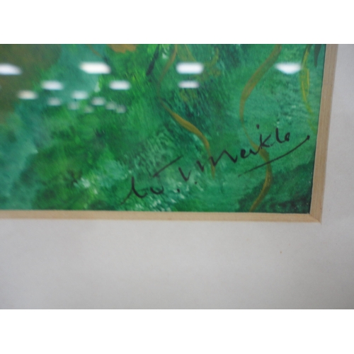 120 - William T MeikleBy the LochAcrylic, another by the same hand, 'The Bluebell', also an acrylic by Ann... 