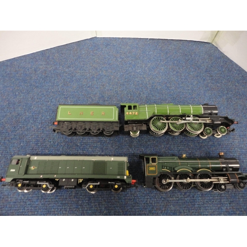 14 - Model railway locomotives, tenders and tankers  to include Hornby examples.