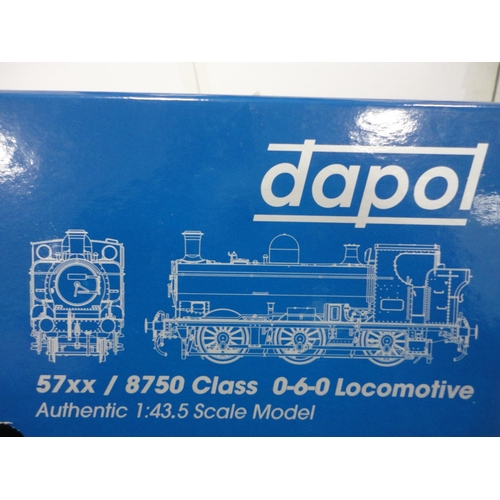 16 - Dapol 8750 0-6-0 O gauge locomotive, boxed.