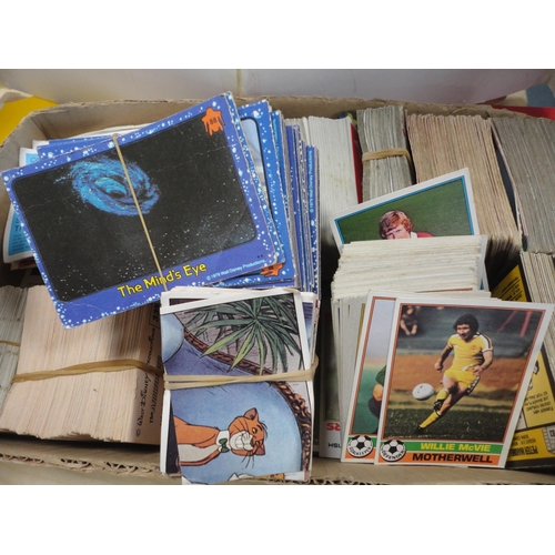 189 - Postcards, cigarette cards, toys, badges etc.