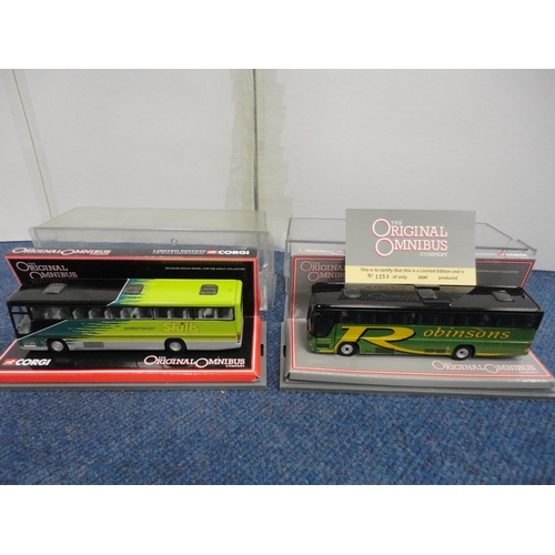 2 - Group of boxed Corgi diecast model vehicles to include Q949-19 Bedford Type OB coach, Original Omnib... 