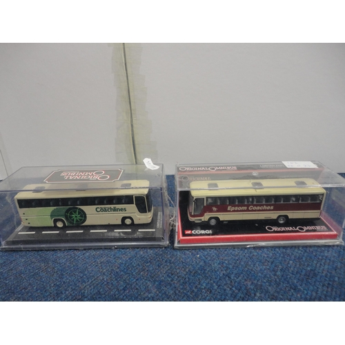 2 - Group of boxed Corgi diecast model vehicles to include Q949-19 Bedford Type OB coach, Original Omnib... 