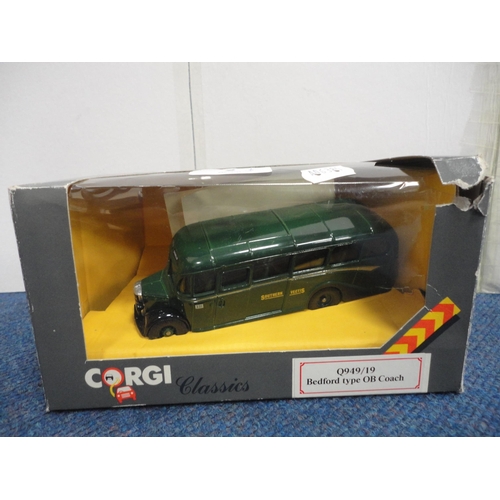 2 - Group of boxed Corgi diecast model vehicles to include Q949-19 Bedford Type OB coach, Original Omnib... 