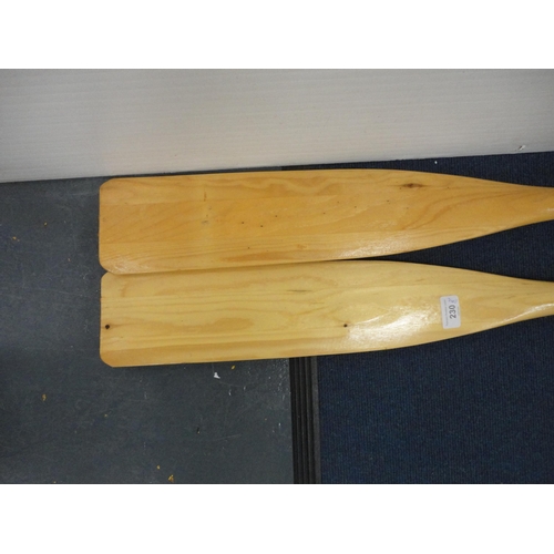 230 - Pair of boat oars.