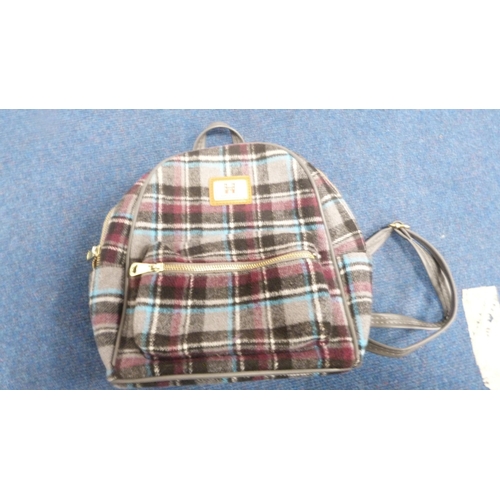 242 - Five handbags to include Ness, Lisa Kay, Strathurie etc.