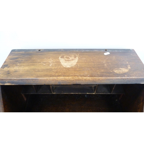 260 - Oak writing bureau.