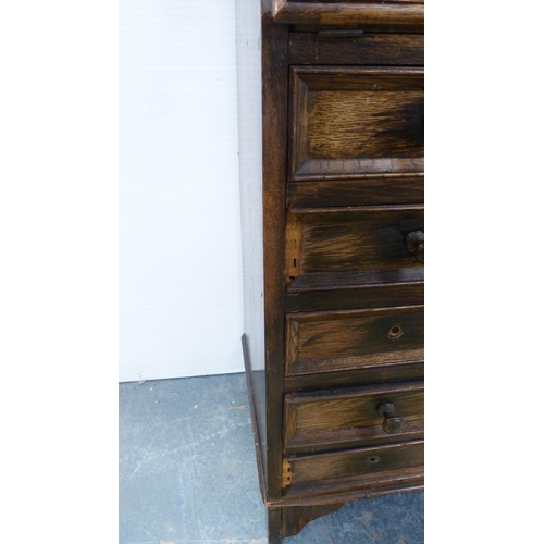 260 - Oak writing bureau.