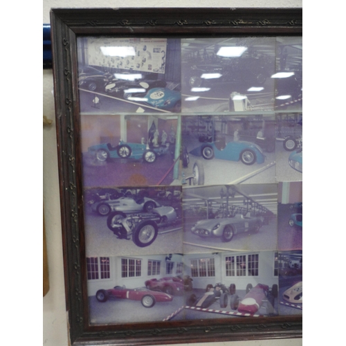 27 - Bugatti Schlumph Museum - sixteen photographs, framed as one, of the 1978 opening of the museum in F... 