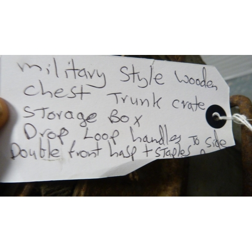 276 - Two joiner's toolboxes and a wooden storage box.&nbsp; (3)