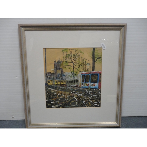 29 - Group of contemporary and modern pictures to include 'Homage to Hodgkin', pastel, by RB Frank, three... 