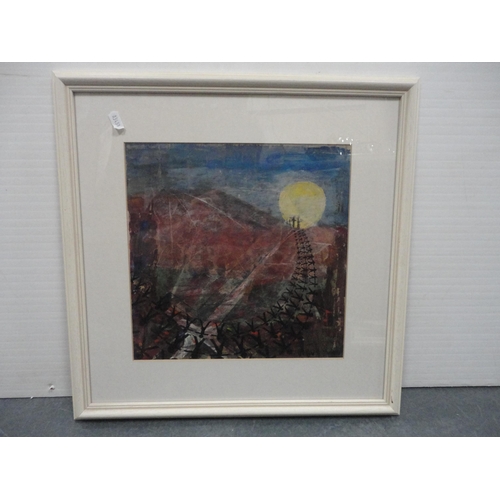 29 - Group of contemporary and modern pictures to include 'Homage to Hodgkin', pastel, by RB Frank, three... 