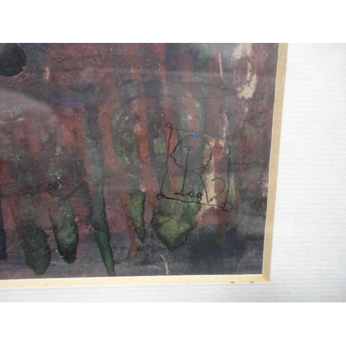 29 - Group of contemporary and modern pictures to include 'Homage to Hodgkin', pastel, by RB Frank, three... 