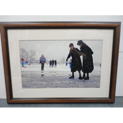 29 - Group of contemporary and modern pictures to include 'Homage to Hodgkin', pastel, by RB Frank, three... 