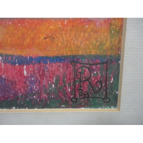 29 - Group of contemporary and modern pictures to include 'Homage to Hodgkin', pastel, by RB Frank, three... 