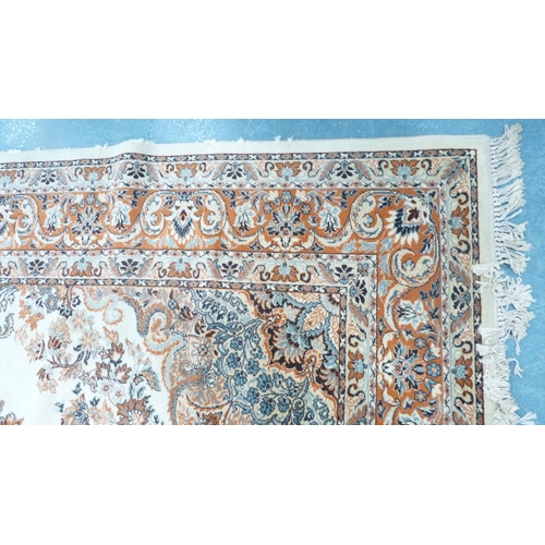 296 - Persian design machine-made carpet.