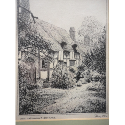 32 - Group of prints to include castle scenes and others.&nbsp; (4)&nbsp;