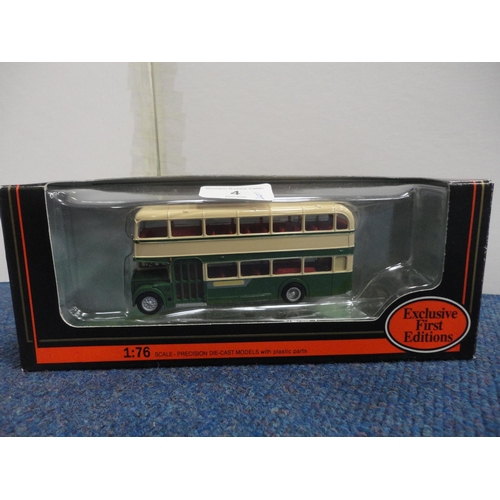 4 - Group of boxed diecast models to include Exclusive First Editions FLF Eastern National coach 13913, ... 