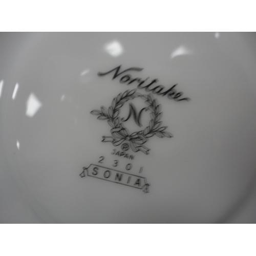 47 - Three cartons containing miscellaneous teawares to include Aynsley 'April Rose' , Noritake 'Kensingt... 