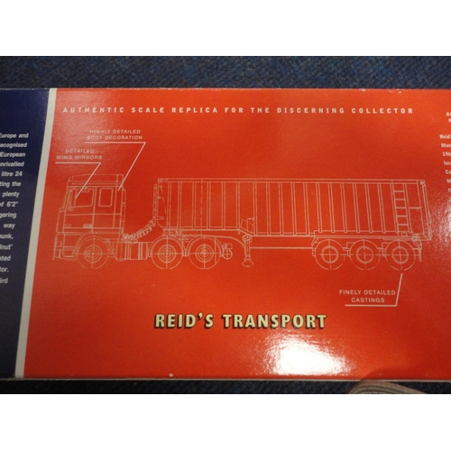 5 - Boxed Corgi limited edition Reid's Transport model, Eddie Stobart truck, and a smaller example.&nbsp... 