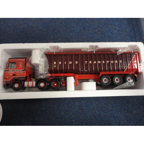 5 - Boxed Corgi limited edition Reid's Transport model, Eddie Stobart truck, and a smaller example.&nbsp... 