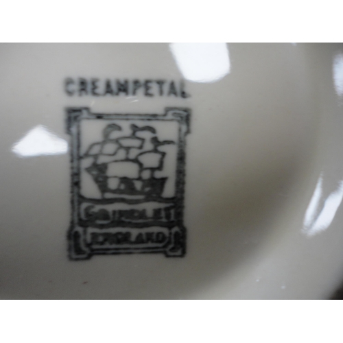 52 - Pontesa part dinner set and miscellaneous coffee wares, Carlton Ware dishes etc.