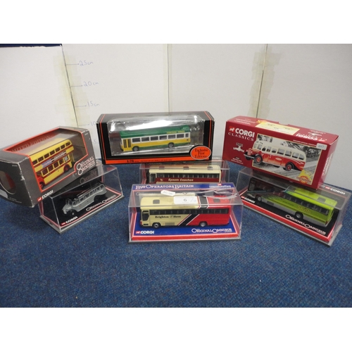6 - Group of diecast model vehicles to include Exclusive First Editions Yorkshire Terrier bus, Corgi Ori... 