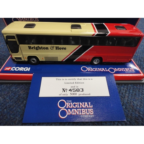 6 - Group of diecast model vehicles to include Exclusive First Editions Yorkshire Terrier bus, Corgi Ori... 