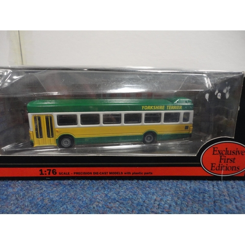 6 - Group of diecast model vehicles to include Exclusive First Editions Yorkshire Terrier bus, Corgi Ori... 