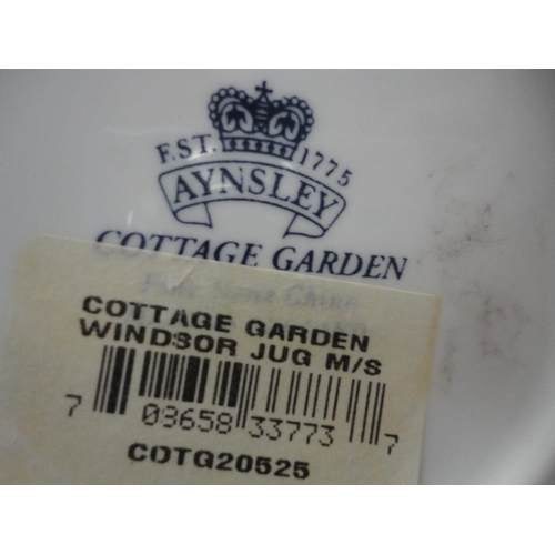 65 - Large collection of boxed Aynsley 'Cottage Garden' pattern porcelain to include dishes, teapots, wat... 