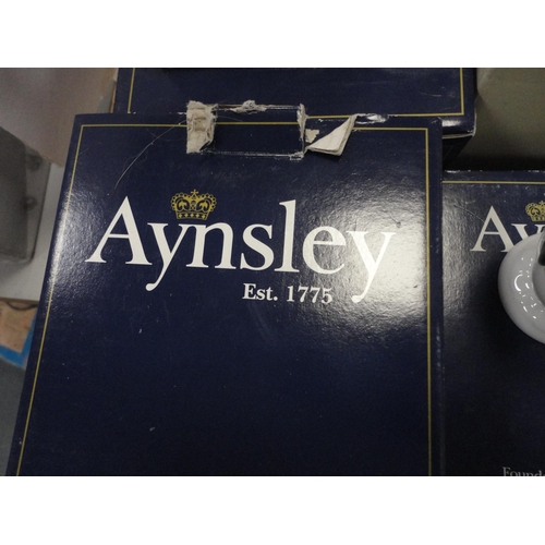 65 - Large collection of boxed Aynsley 'Cottage Garden' pattern porcelain to include dishes, teapots, wat... 