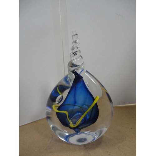 68 - Group of art glass paperweights.