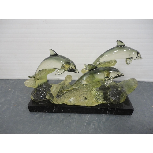 73 - Boxed ornaments to include examples by Loving Dolphins and other figures.