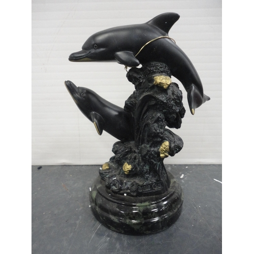 73 - Boxed ornaments to include examples by Loving Dolphins and other figures.