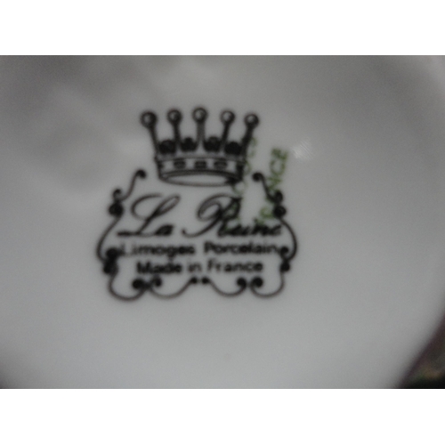 76 - Collection of various Limoges pieces, Bunnykins plate, bell, and curios to include epaulettes, napki... 