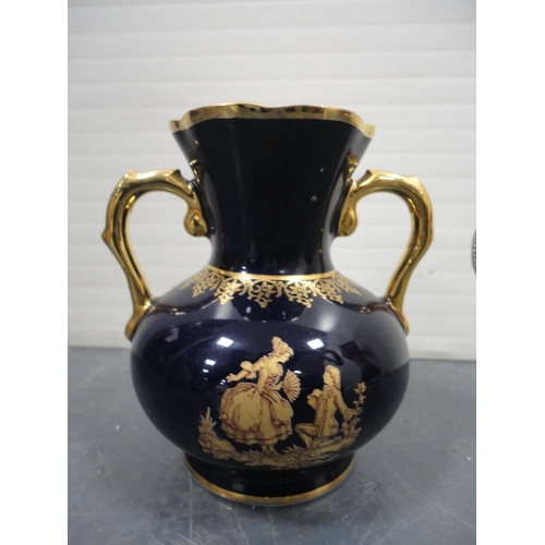 76 - Collection of various Limoges pieces, Bunnykins plate, bell, and curios to include epaulettes, napki... 