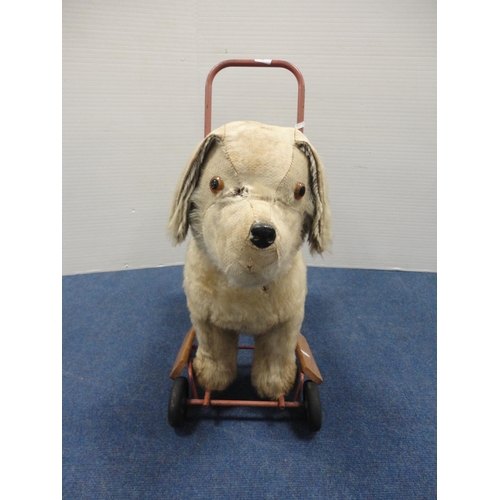 8 - Push-along dog toy.
